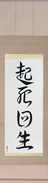 Japanese Hanging Scroll - Miraculous Comeback (kishikaisei) (VD4A)