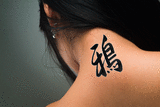 Japanese Crow Tattoo by Master Japanese Calligrapher Eri Takase