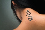 Japanese Elephant Tattoo by Master Japanese Calligrapher Eri Takase