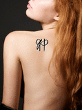 Japanese Chin Tattoo by Master Japanese Calligrapher Eri Takase