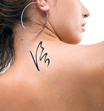 Japanese Believe Tattoo by Master Japanese Calligrapher Eri Takase