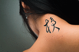 Japanese Spear Tattoo by Master Japanese Calligrapher Eri Takase