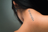 Japanese Five Elements Tattoo by Master Japanese Calligrapher Eri Takase