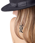 Japanese Summer Tattoo by Master Japanese Calligrapher Eri Takase