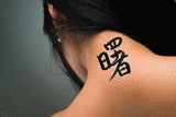 Japanese Dawn Tattoo by Master Japanese Calligrapher Eri Takase