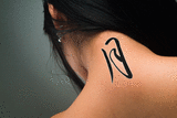 Japanese Moon Tattoo by Master Japanese Calligrapher Eri Takase