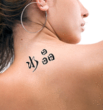 Japanese Crystal Tattoo by Master Japanese Calligrapher Eri Takase