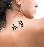 Japanese Mercury Tattoo by Master Japanese Calligrapher Eri Takase
