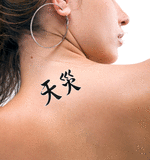 Japanese Natural Disaster Tattoo by Master Japanese Calligrapher Eri Takase