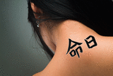 Japanese Anniversary of a Death Tattoo by Master Japanese Calligrapher Eri Takase