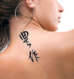 Japanese Fruitful Tattoo by Master Japanese Calligrapher Eri Takase