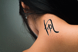 Japanese Kite Tattoo by Master Japanese Calligrapher Eri Takase