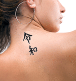 Japanese Auspicious Harmony Tattoo by Master Japanese Calligrapher Eri Takase